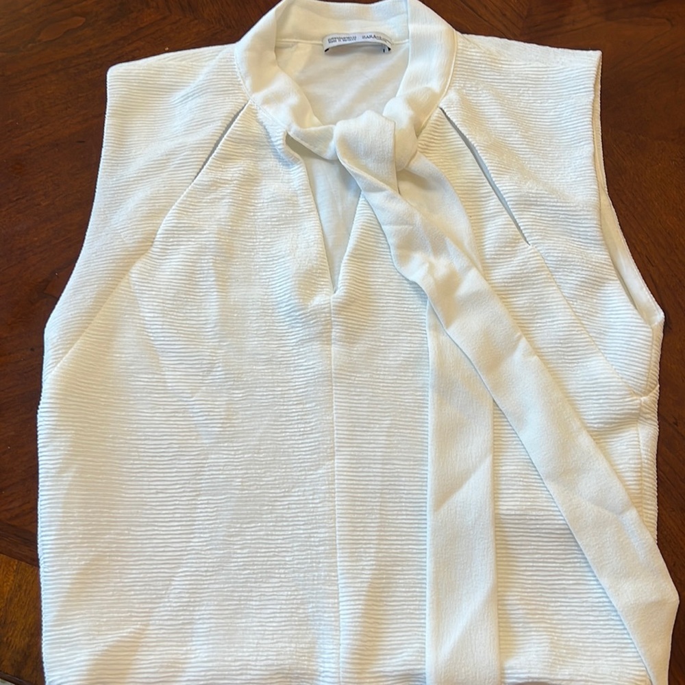 Zara white top